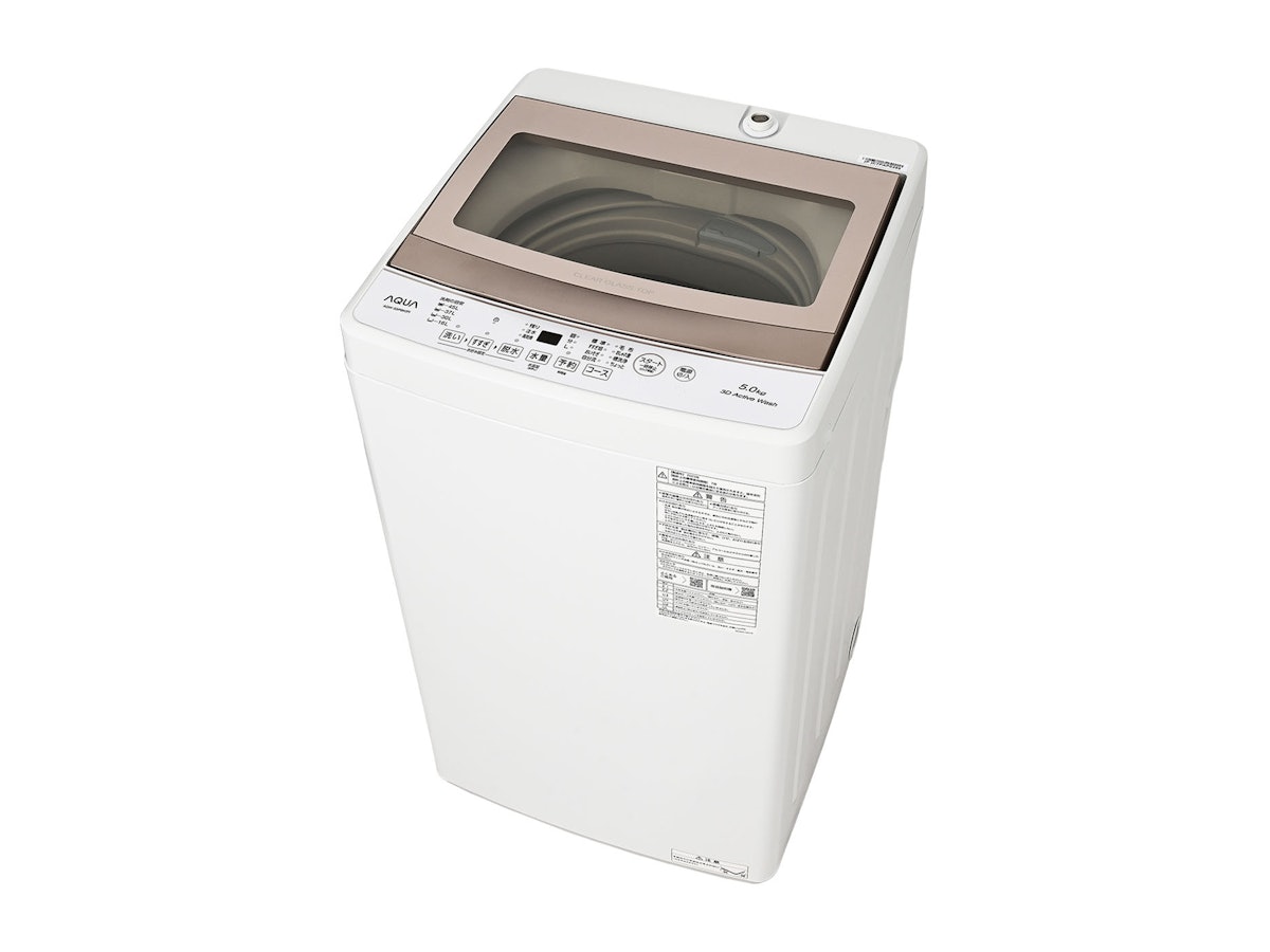 2024年製 縦型全自動洗濯機 AQUA 5kg AQW-S5R 2024年製 縦型全自動洗濯
