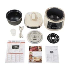 T-fal ラクラ・クッカー プラス コンパクト電気圧力鍋 CY353AJPを