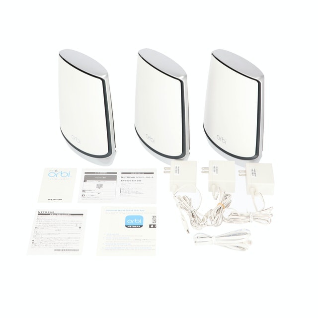 NETGEAR AX6000 Orbi WiFi 6 3台セットをレビュー！クチコミ・評判をも