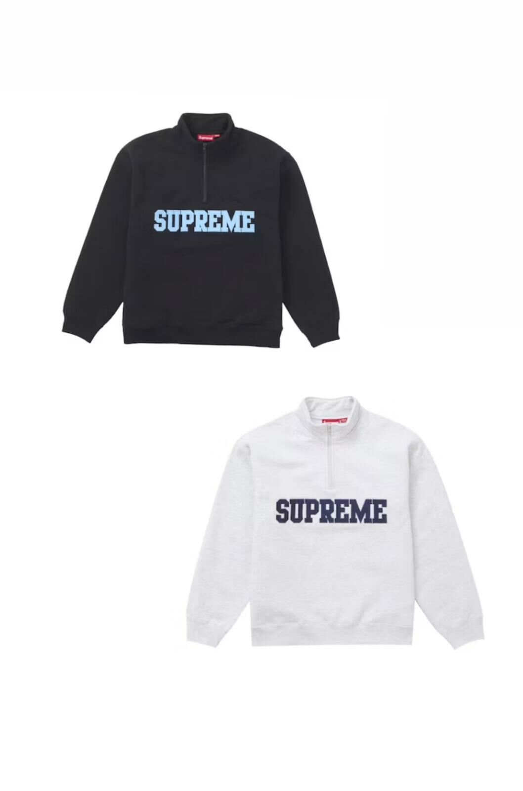 現貨} Supreme FW24 Collegiate Half Zip Pullover
