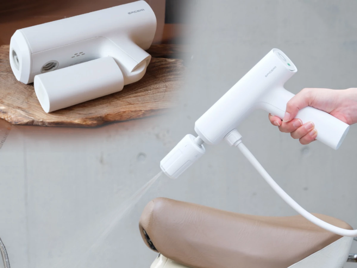 新色】あの「ポケッタブル高圧洗浄機」にマットホワイト追加！ 業界最