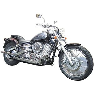 ドラッグスター400（EBL-VH02J）に適合する｜フルエキゾーストマフラー