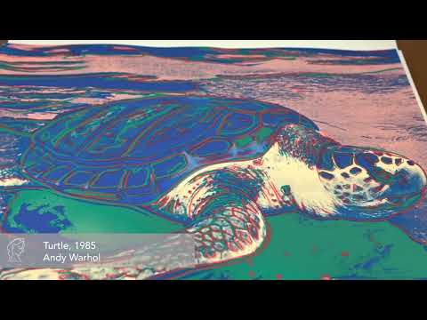 Andy Warhol, Turtle, 1985, Screen Print