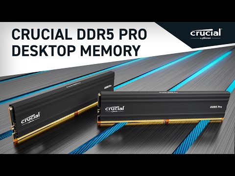 Crucial Pro 32GB Kit (16GBx2) DDR5-6000 UDIMM | CP2K16G60C48U5