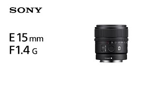 SONY SEL15F14G デジタル一眼カメラα[Eマウント]用レンズ E 15mm F1.4