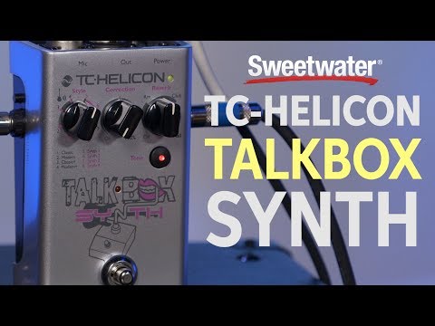 TC-Helicon Talkbox Synth Pedal | Sweetwater