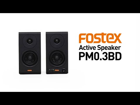 DAC内蔵アクティブスピーカー ペア PM0.3BD [Bluetooth対応] FOSTEX