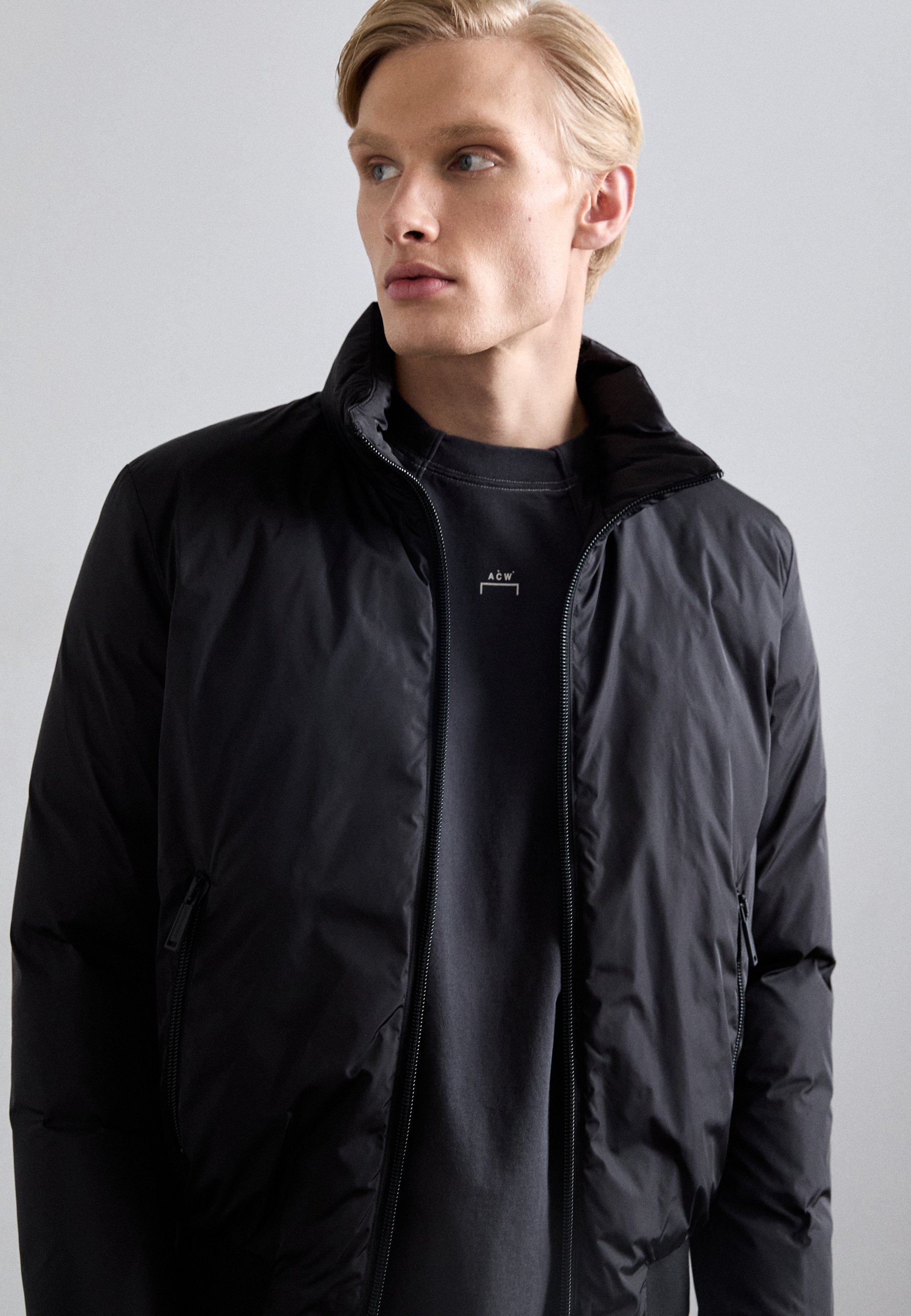 DSQUARED2 ICON PUFF KABAN - Down jacket - black/white/black - Zalando