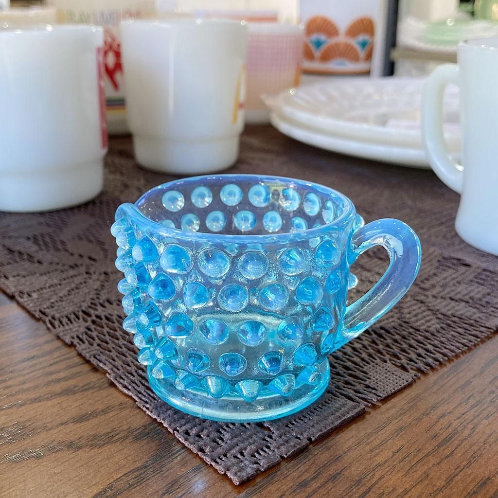 ホブネイル ミニクリーマー ブルーオパールセント 1940～1950年代製造