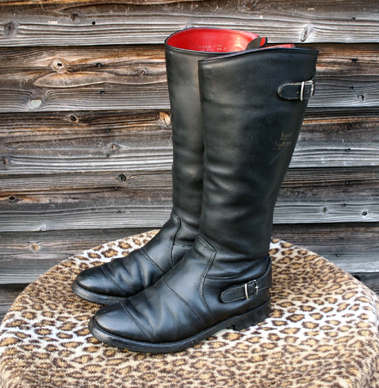 ルイスレザーブーツ 英国製 ヴィンテージ ミントコンディション 入念