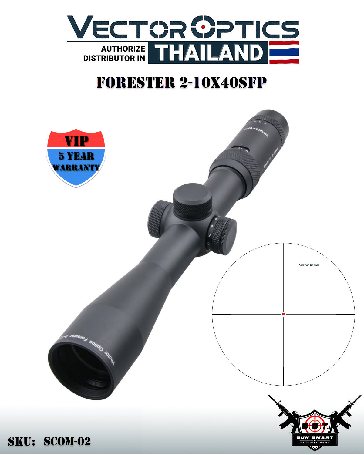 トイガン VECTOR OPTICS FORESTER 2-10x40 Small game hunting scope