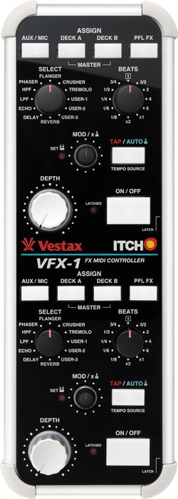 Vestax VFX-1 Serato ITCH FX MIDI Controller - Music Boulevard