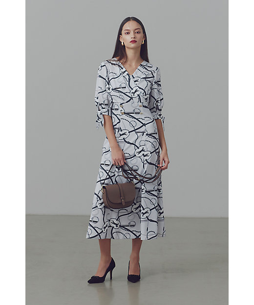 ◇ホースプレートプリントマーメイドワンピース（0314240818