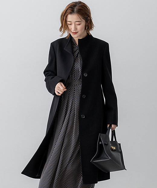 ウールカシミヤビーバー スタンドカラー コート（SCWOGW0504