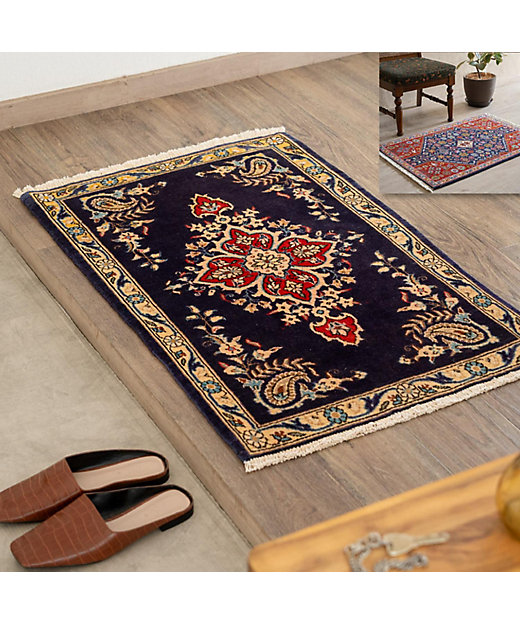 ☆ペルシャ絨毯（手織り） 玄関マットMサイズ 3 | 三越伊勢丹