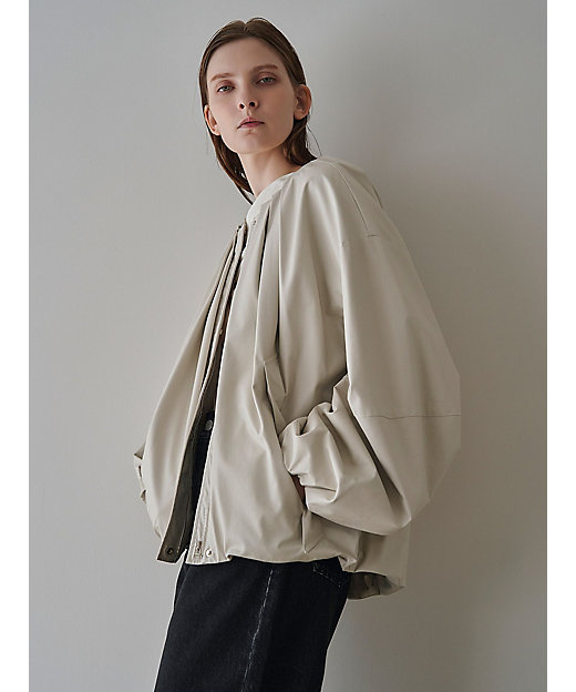 FAUX LEATHER TUCK JK | ELENDEEK/エレンディーク