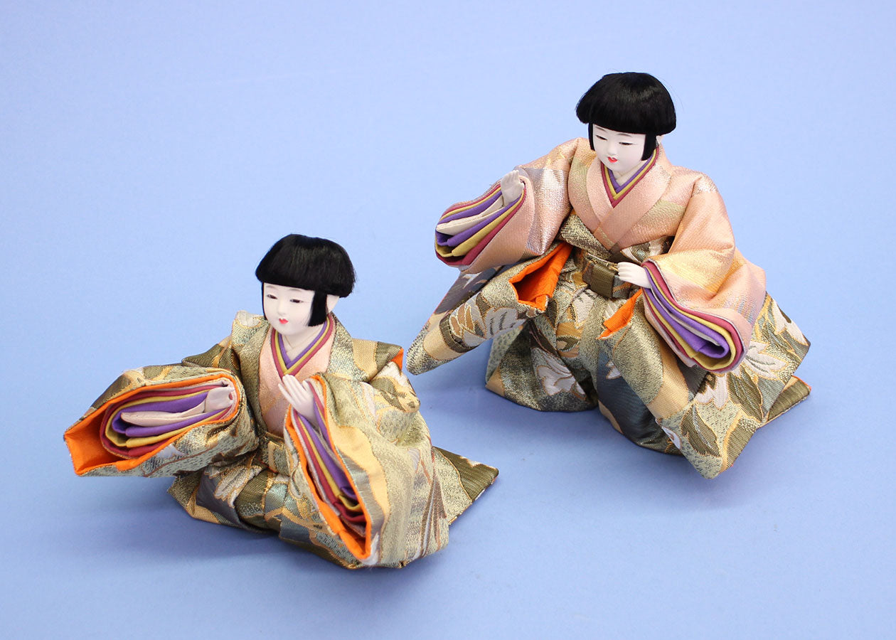 雛人形単品 2五人囃子 芥子サイズ – 寿鳳人形の東芸