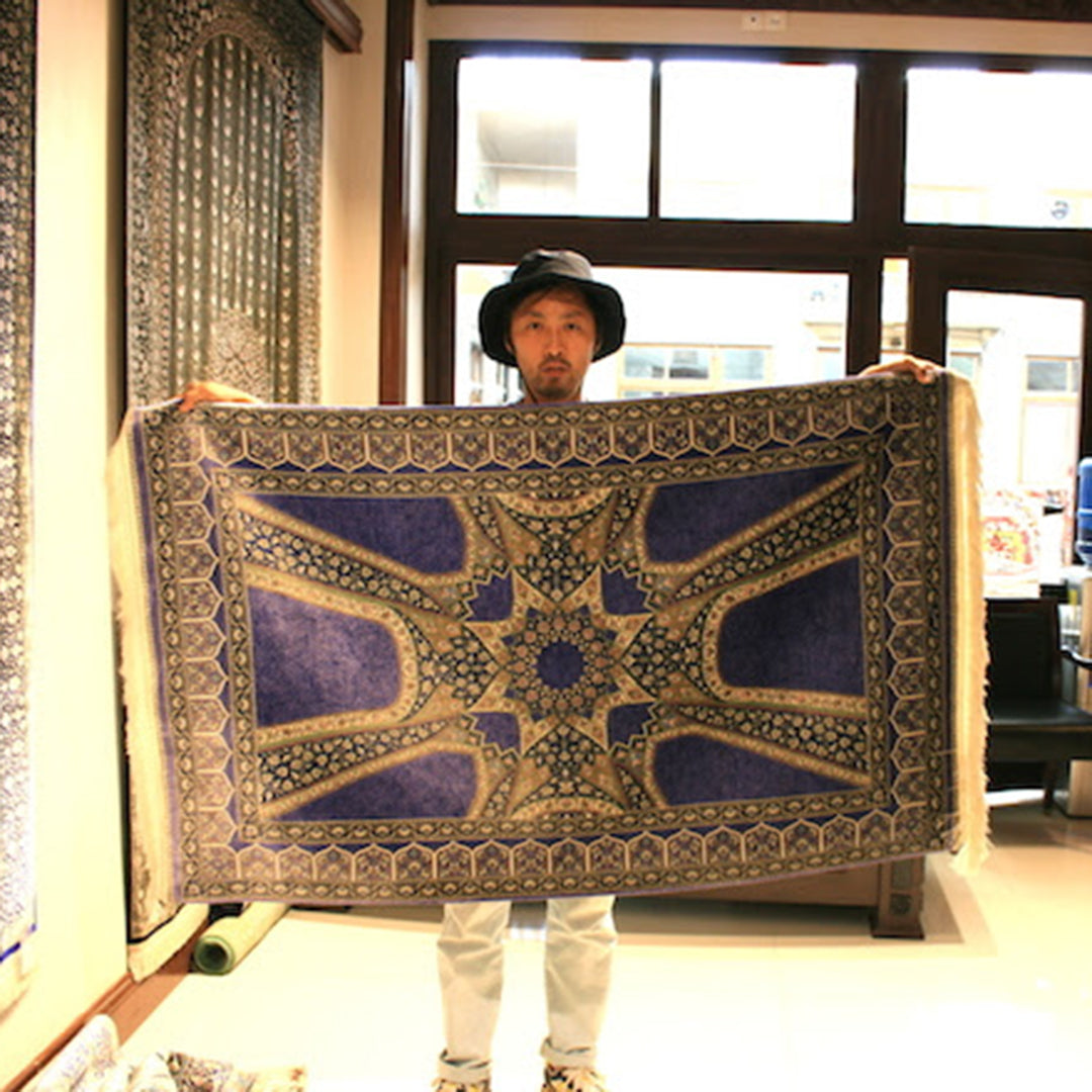 ペルシャ絨毯 イラン イスファハン産 202✕156