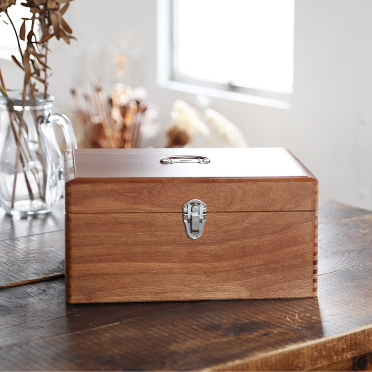 ツガの救急箱 Lサイズ 倉敷意匠 薬箱 木箱 収納ボックス 収納