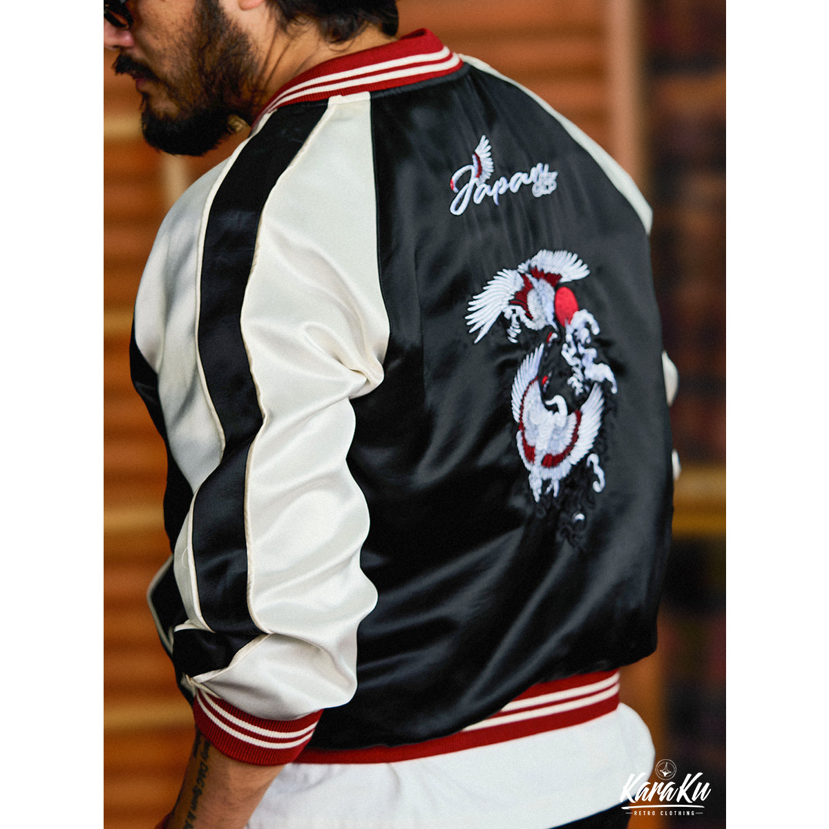 Biker）中綿 レザーMA-1フライトジャケット – Karakubuy