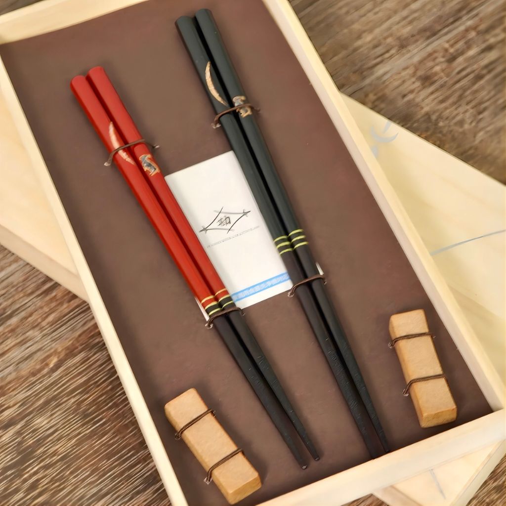 極上 箸 4膳 共箱 113g 東K8-0112☆2F magnet_172074945700.jpg