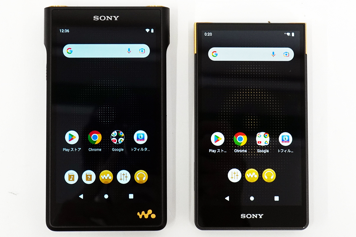 ストリーミング対応ウォークマンハイエンドモデル「NW-ZX707」実機