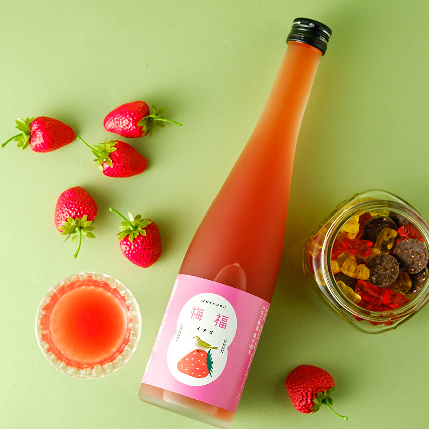 梅福 いちご | 福岡県の梅酒 | クラフト酒・日本酒の通販ならKURAND