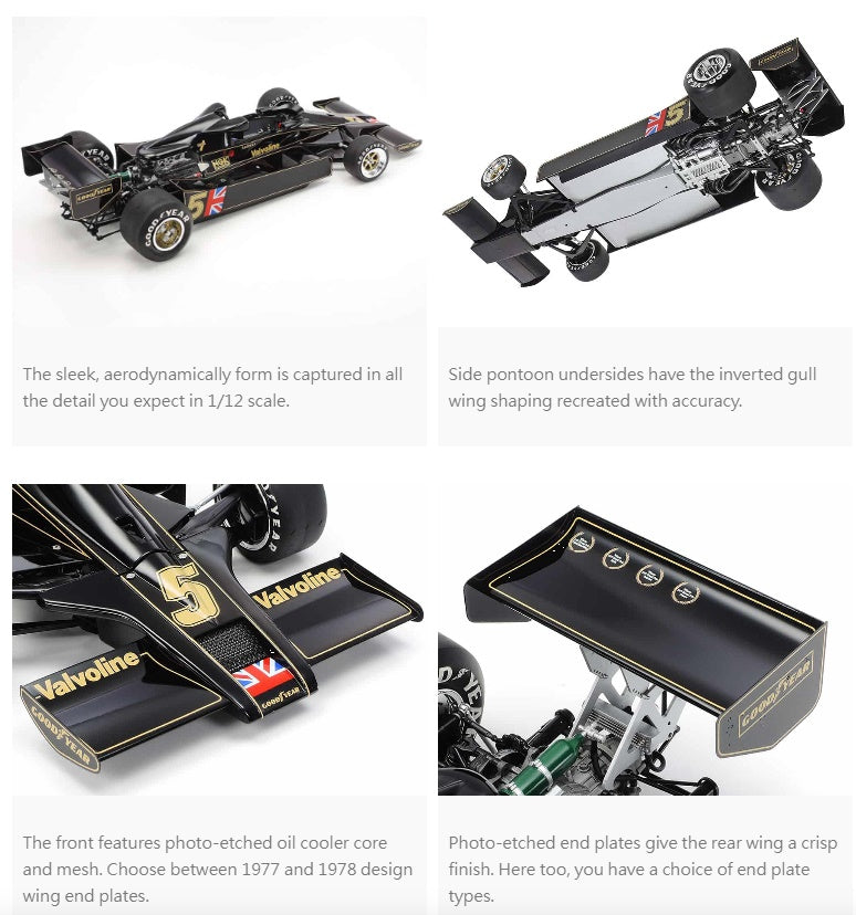 Lotus Type 78 (w/Photo-Etched Parts) TAMIYA 1/12 plastic kit 12037