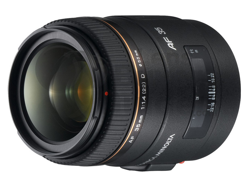 Minolta AF 35mm f/1.4G lens reviews, specification, accessories