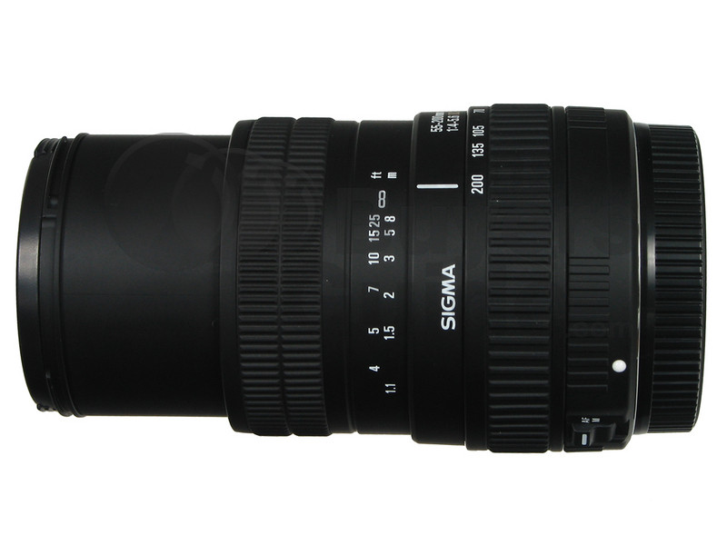 Sigma 55-200mm f/4-5.6 DC lens reviews, specification, accessories
