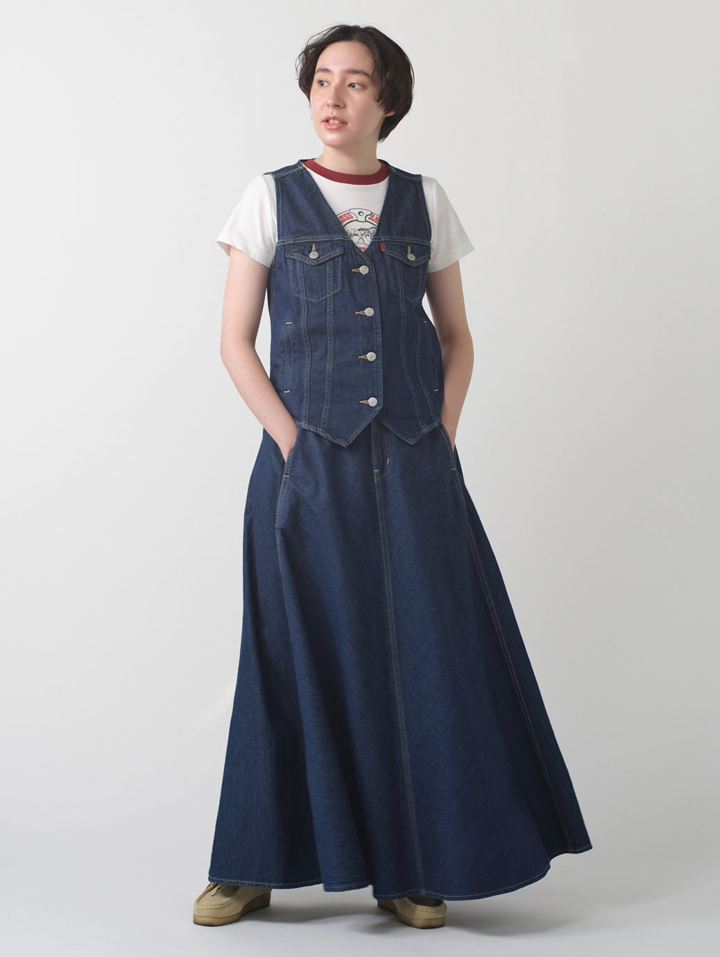 XL SKIRT ダークインディゴ – リーバイス®公式オンラインストア