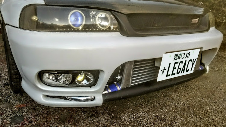 レガシィツーリングワゴンのDIY作業・前置きインタークーラー