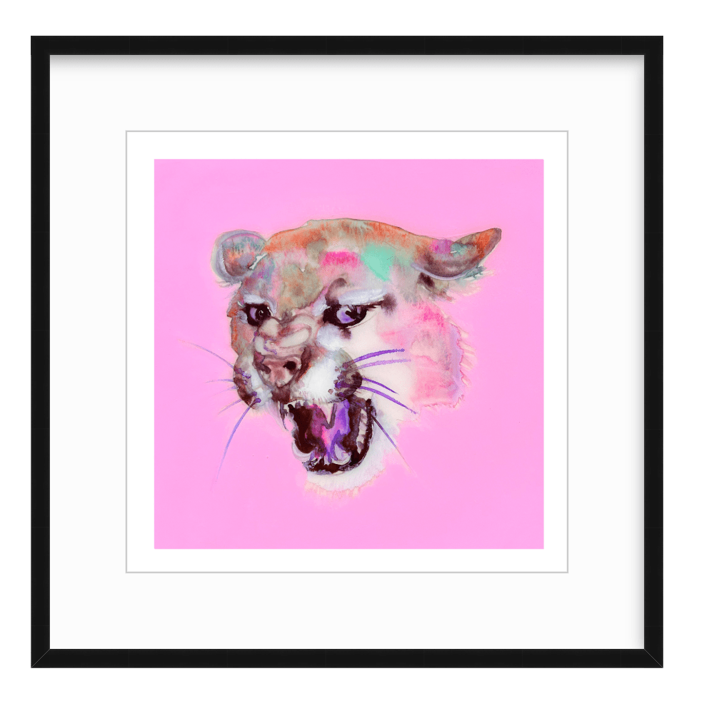Cougar (in pink) print – lisa krannichfeld