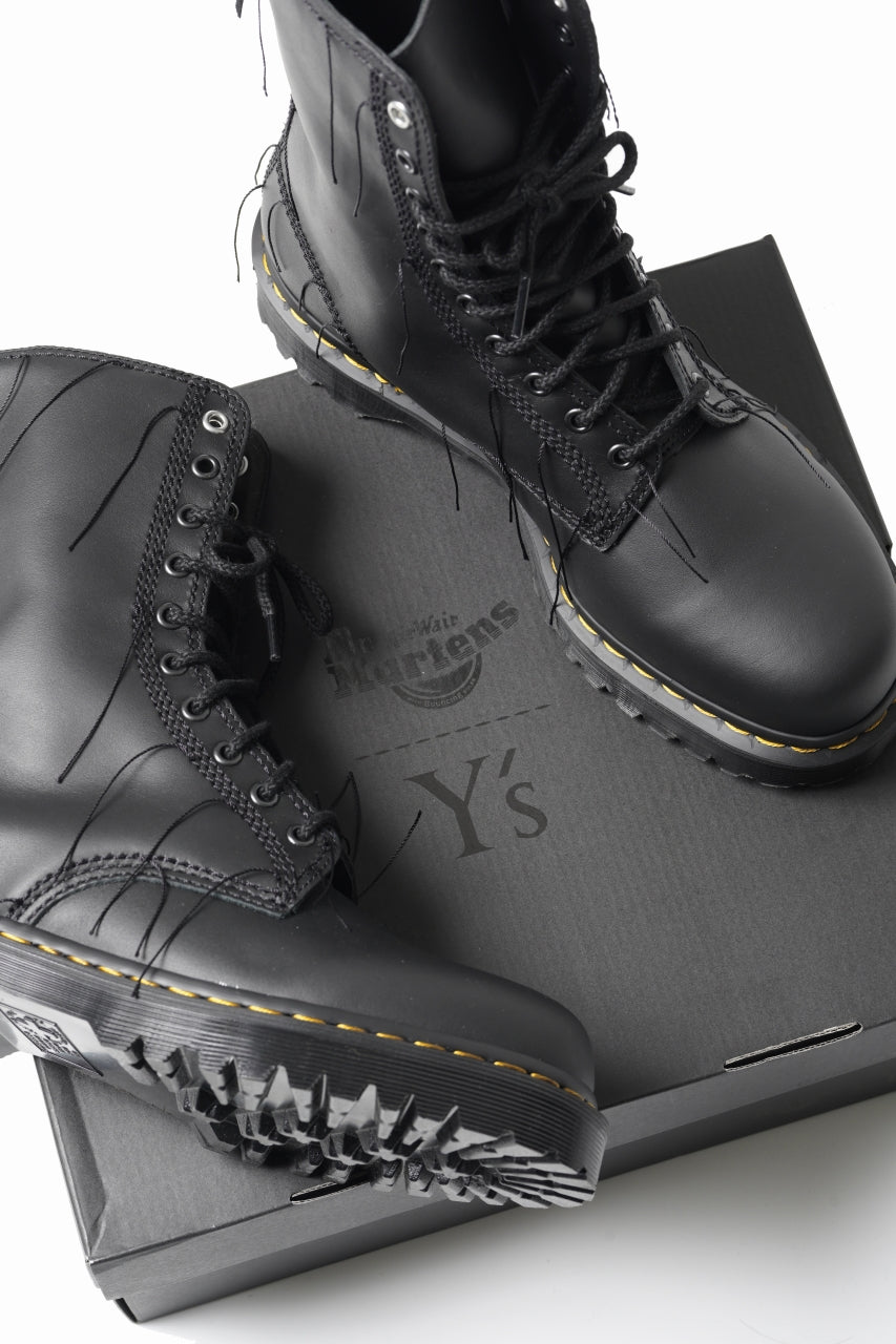 Y's x Dr. Martens 6 EYES BACK ZIP BOOTS 101 / CLASSIC CALF LEATHER