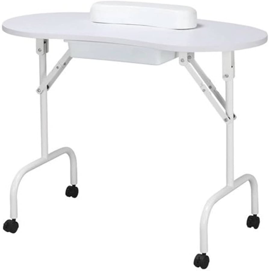 Amazon.co.jp: 折りたたみ ネイルテーブル キャスター付き スリム