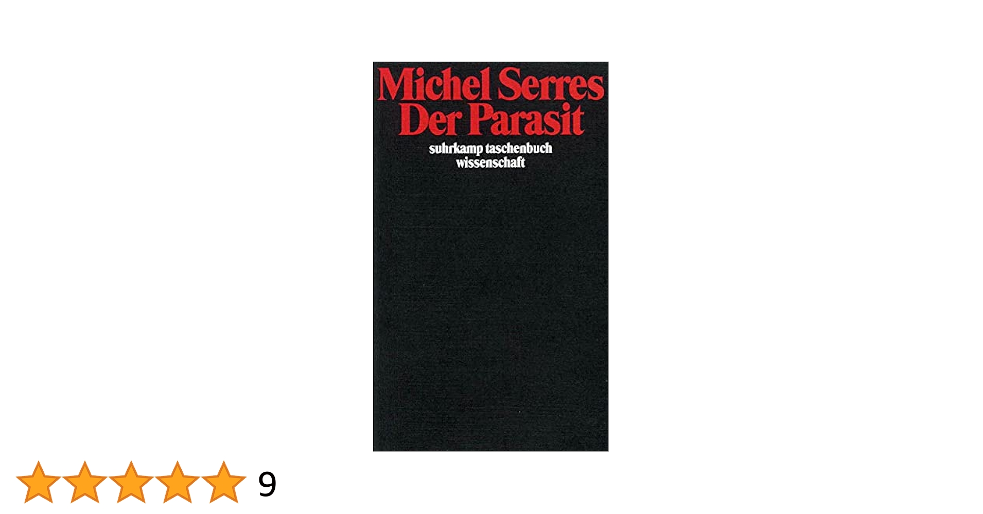 Michel Serres Der Parasit