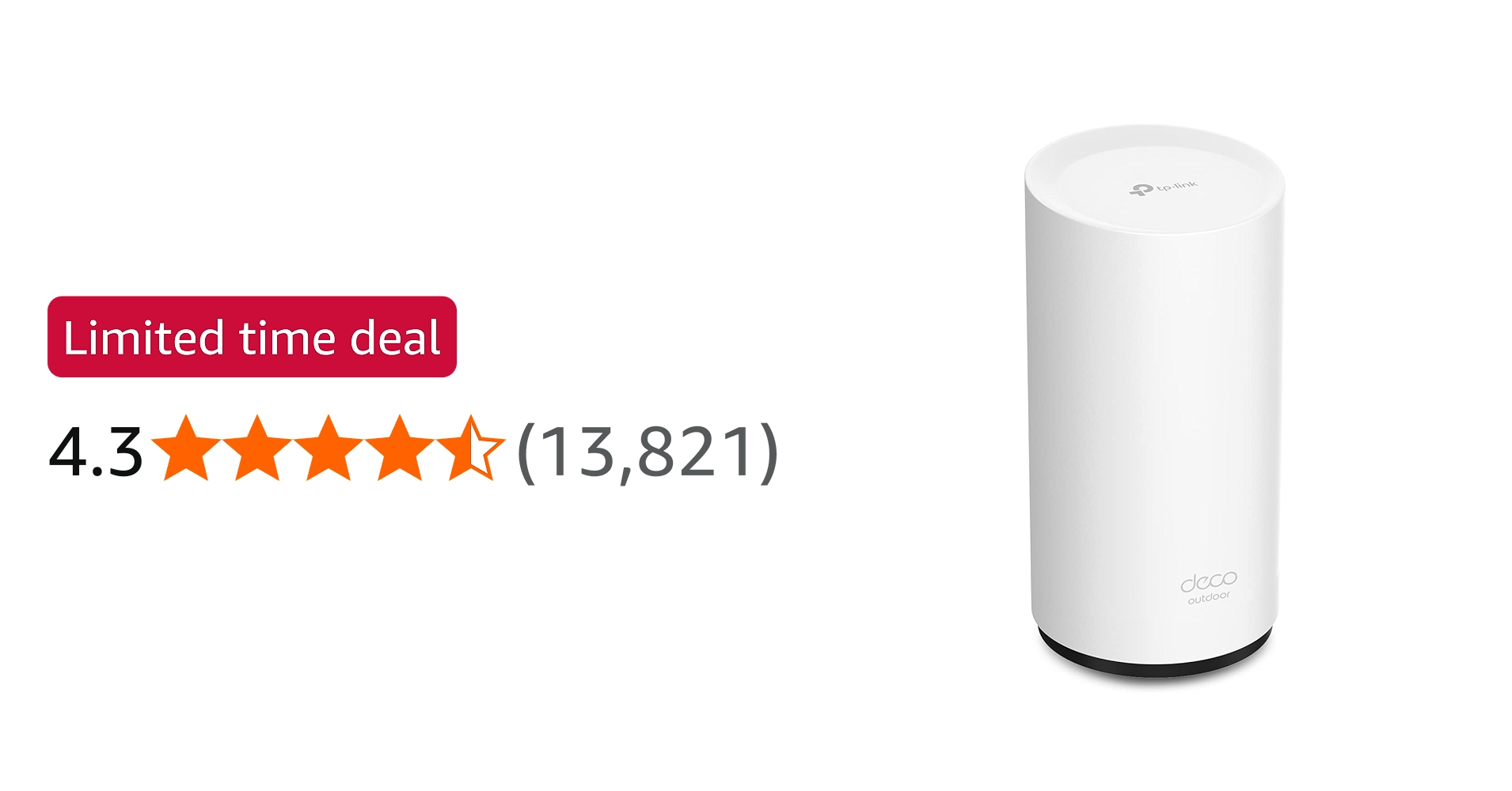 TP-Link Deco AX3000 Outdoor Mesh WiFi (Deco X50-Outdoor) - Dual