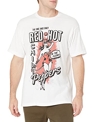 Amazon.com: Red Hot Chili Peppers Official Devil Girl White Shirt