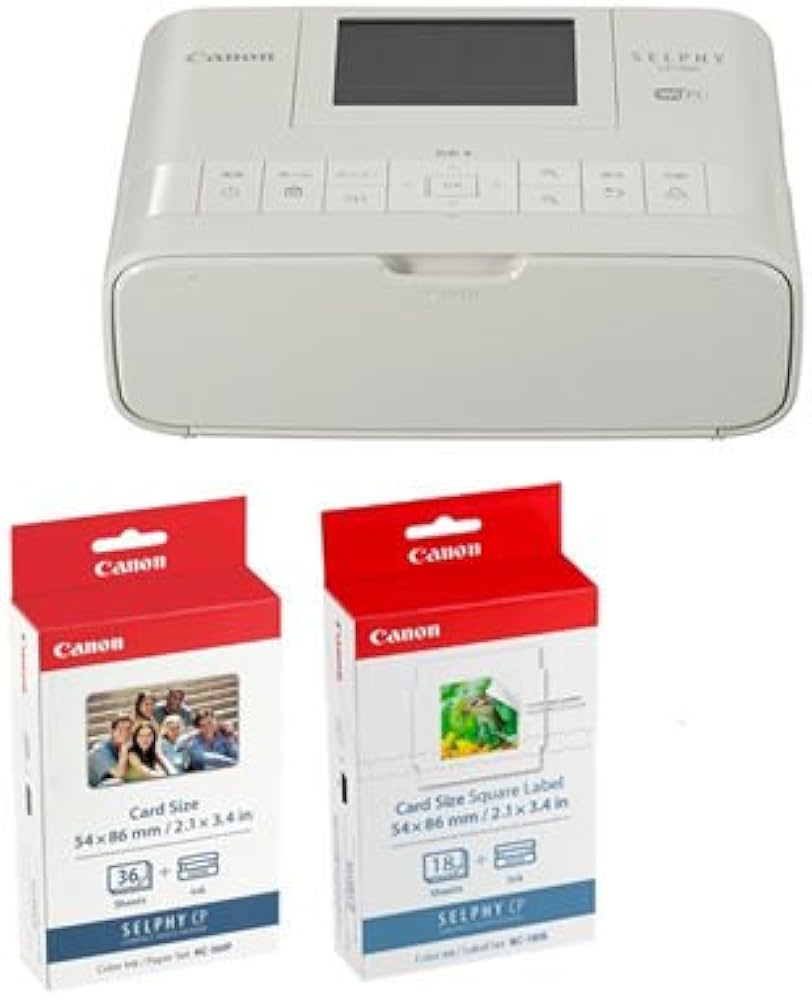 Amazon | キヤノン SELPHY CP1300 モノクロ プリントキット(ホワイト