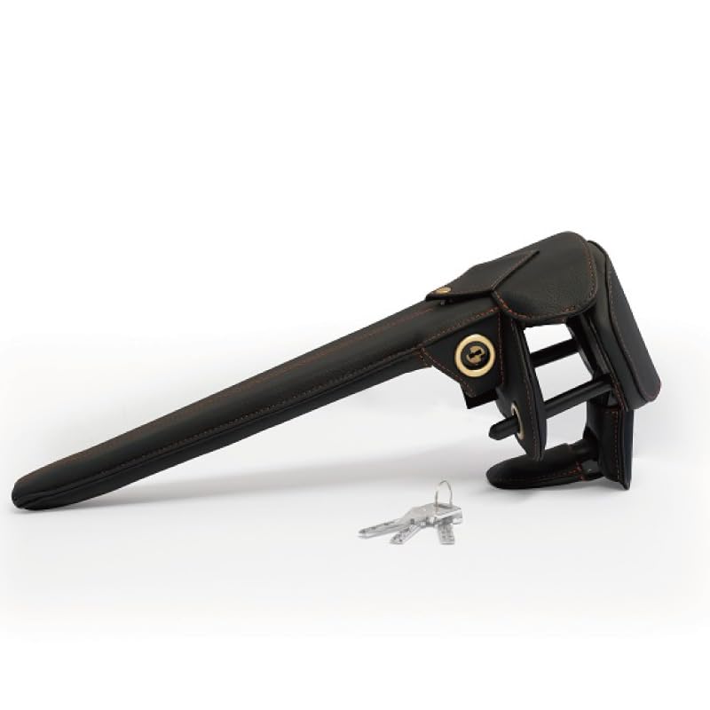 Amazon.co.jp: トムス ステアリングロック ハンドル固定 黒革 TOM'S