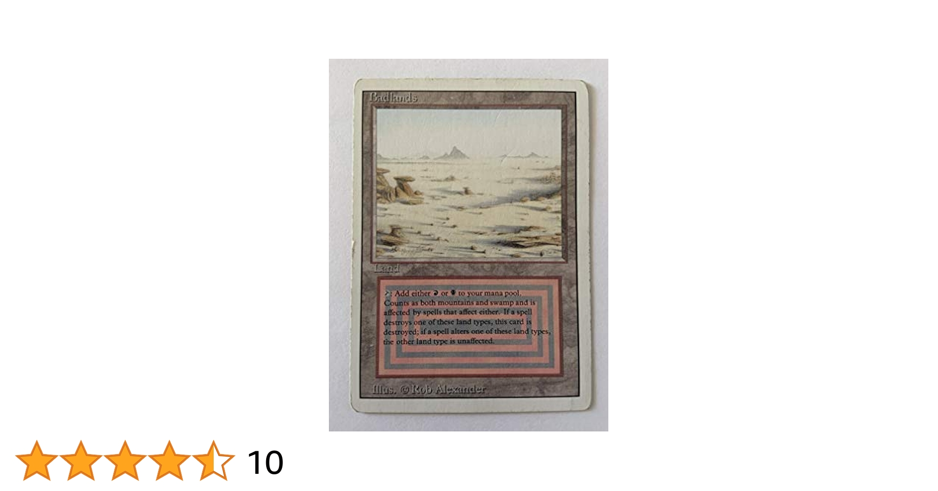 Badlands revised 3ed ドイツ語 デュアルランド MTG MTG - Magic the