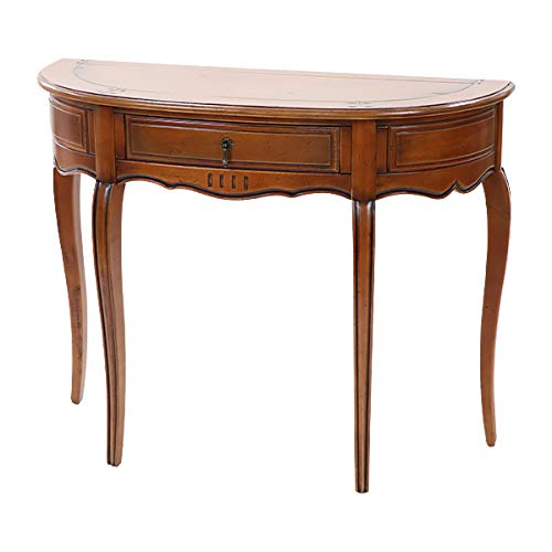 Amazon｜アンティーク調 コンソールテーブル ハーフムーン 半円