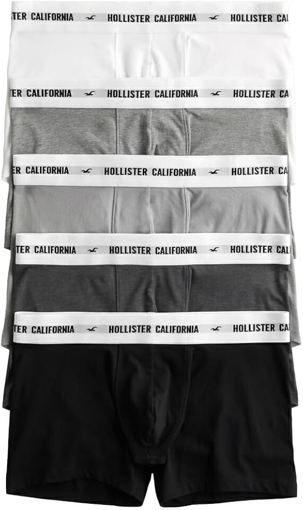 Amazon | [ホリスター] メンズ ボクサーパンツ (5枚セット 箱入り