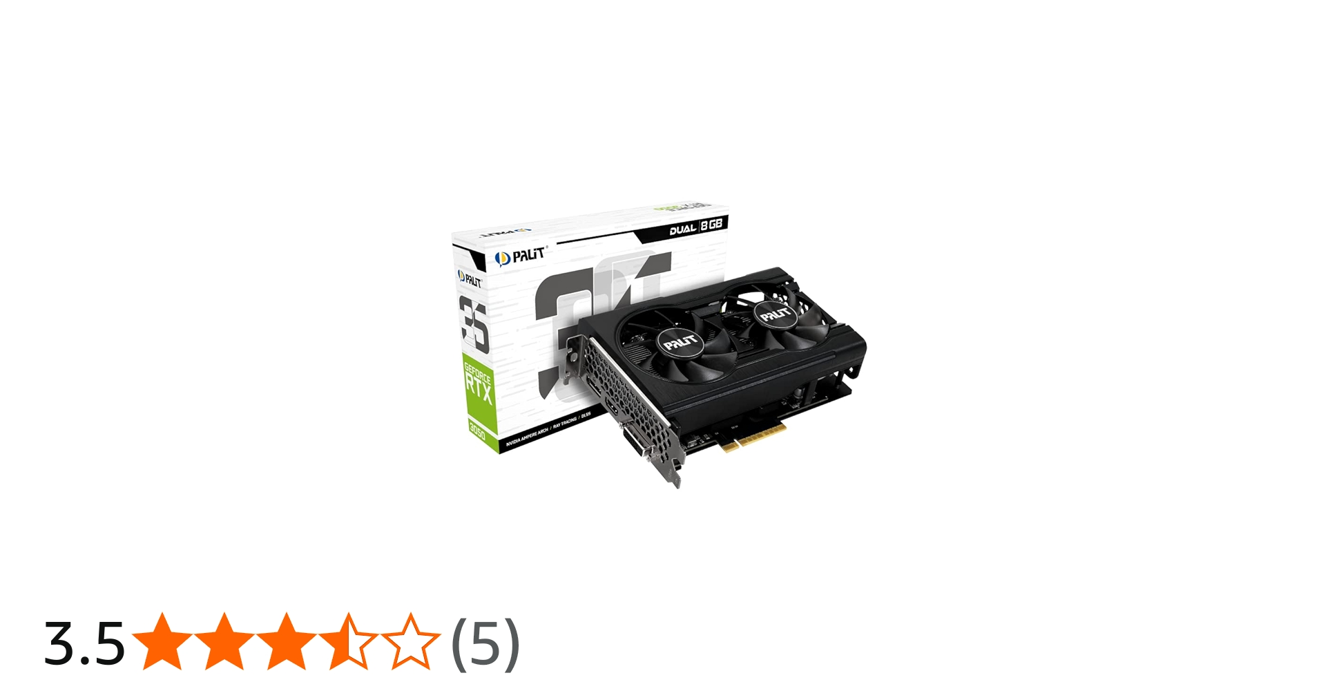 Amazon | Palit(パリット) GeForce RTX 3050 Dual 8GB / NE63050018P1