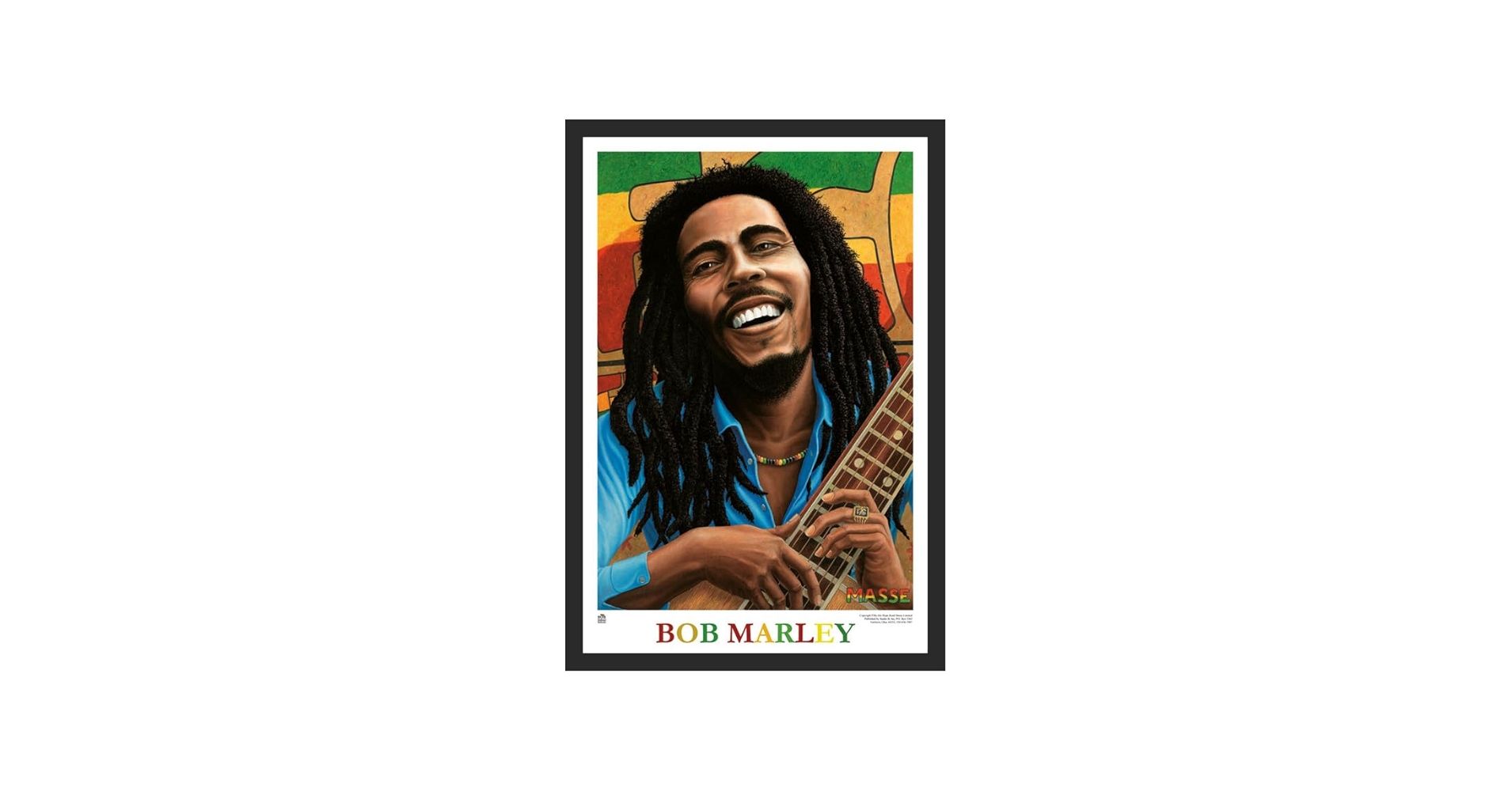 Amazon.com: BUY ART FOR LESS Officially Licensed Bob Marley Tuff