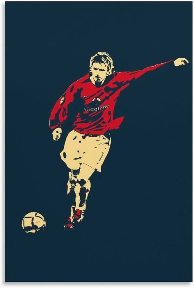 Amazon.co.jp: サッカー選手デビッド・ベッカムHDスポーツポスター