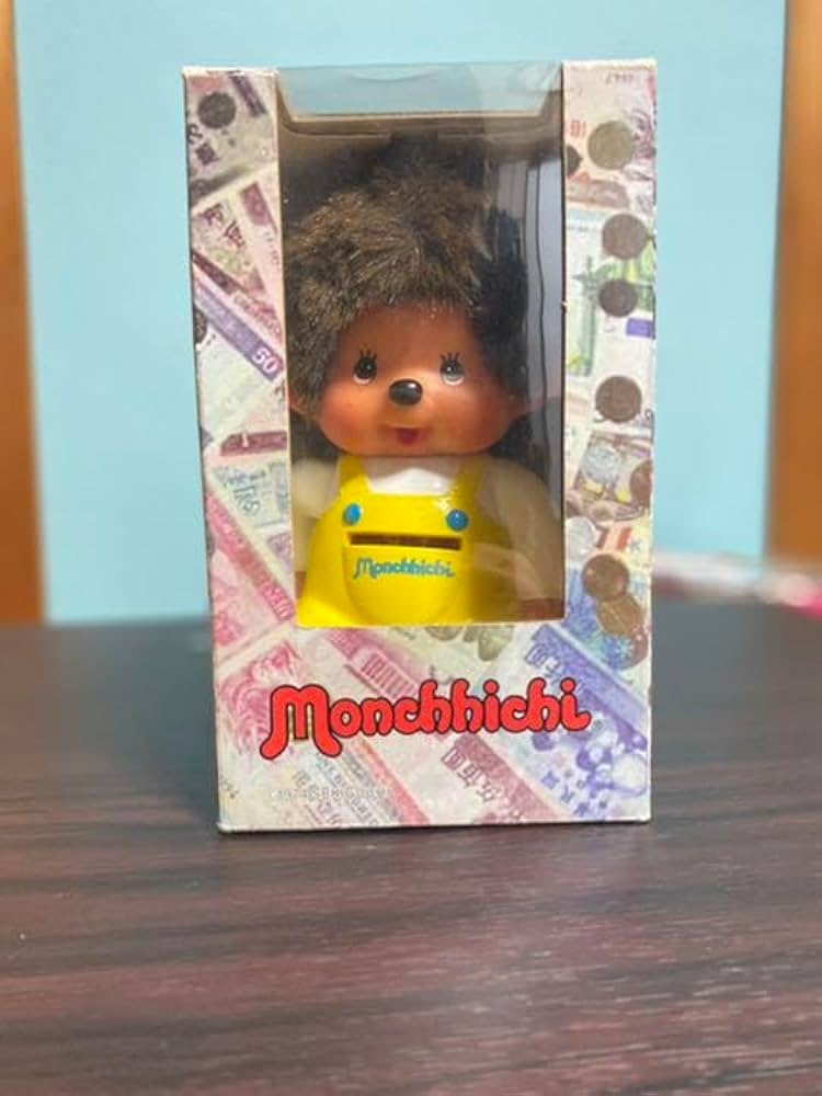 Amazon.co.jp: 昭和レトロ 箱付き モンチッチ 貯金箱 レア : おもちゃ