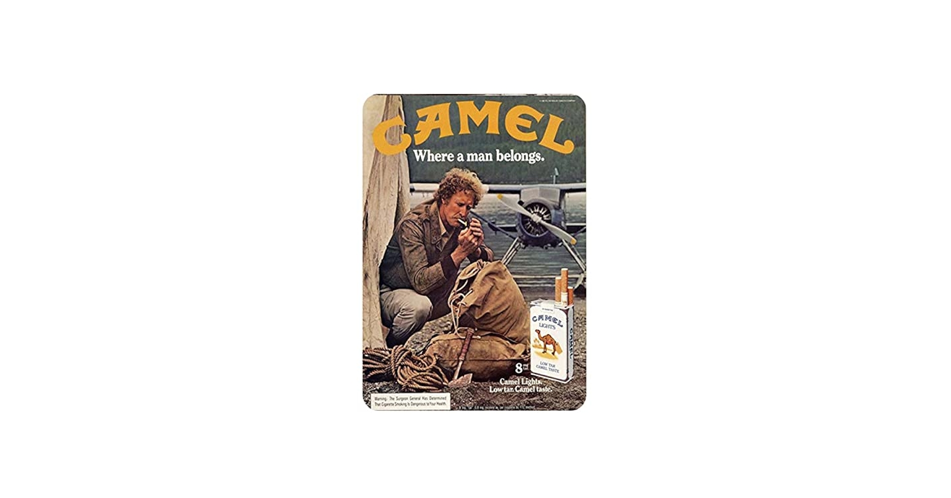 Amazon | Feimao キャメル CAMEL タバコ たばこ ポスター メタルサイン