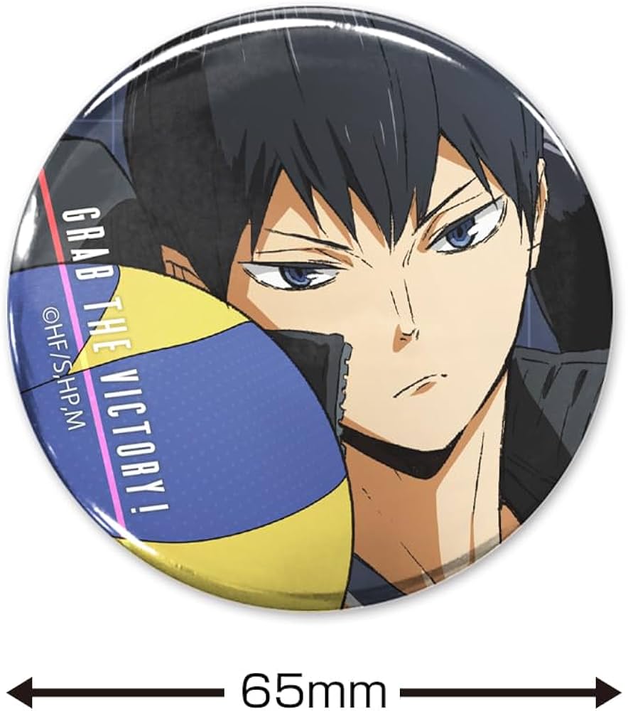 Amazon.co.jp: 【公式】コスパ ハイキュー!! 影山飛雄 65mm缶バッジ