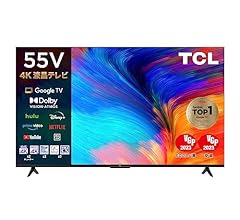 Amazon | TCL 50V型 4K Google TV 液晶テレビ Wチューナー内蔵